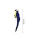 thumbnail image 3 of Loro de plumas de imitación, verde, decoración de jardín, pájaro, loro de acero dorado, pájaro, pájaro de plumas, clip de pájaro de espuma, decoración de pájaros, 3 of 8