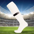 thumbnail image 2 of PMVFHDE Mens Socks Thin High Top Football Socks Sports Long Socks, 2 of 4