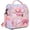 Pink, variant on Lunch Box for Women-Double Deck Insulated Adults Lunch Bag with Removable Shoulder Strap-Cow Print Cute Wide Open Lunch Tote for Work/Office/Picnic/Beach/Travel
