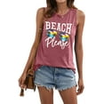 thumbnail image 2 of YI XIANG RAN Summer Beach Tanks for Women Sunglasses Beach Tank Tops Sleeveless Hawaiian Vacation Shirts, 2 of 7
