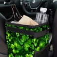 thumbnail image 6 of Saint Patrick's Day Foldable Car Garbage Can with Lid Leak-Proof Mini Trash Can Hanging Storage Bag - Car Trash Bin, 6 of 6