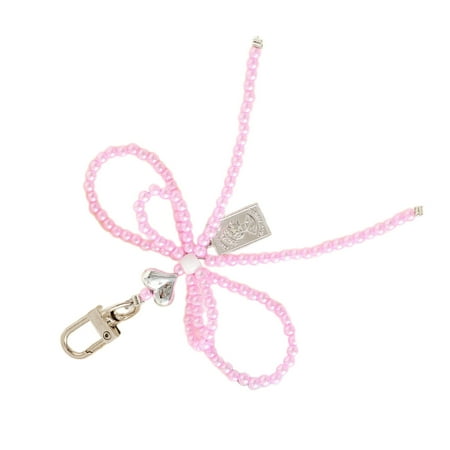 GRABLOOM Delicate Phone Charm Stylish Bag Accentuation with Bowknot Pendant for Women