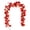 Red, variant on Coolmade 2 Pack Fall Maple Leaf Garland - 6.5ft/Piece Artificial Foliage Garland Autumn Hanging Fall Leave Vines for Indoor Outdoor Wedding Thanksgiving Dinner Party Decor