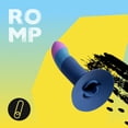 thumbnail image 5 of ROMP Piccolo 5" Silicone Dildo with Suction Base | Bullet Vibrator Compatible | Blue, 5 of 7