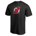 thumbnail image 2 of Men's Black New Jersey Devils Splatter Logo T-Shirt, 2 of 4