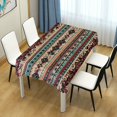 thumbnail image 4 of Yayeee Tablecloths 60" x 60" Rectangle Wrinkle Resistant Party Table Cover, Tribal Art, 4 of 8