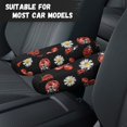 thumbnail image 3 of Yuyamidu Ladybird Car Front Seat Armrest Covers Daisy Car Seat Armrest Decorative Accessories Reusable Auto Armrest Protector Covers for Most Vehicles, 3 of 7