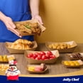 thumbnail image 4 of Bandejas de comida Jolly Chef, papel kraft desechable de 1,36 kg, paquete de 250, 4 of 7