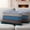 Blue, variant on Blue Wooden Outdoor Waterproof Pillow Covers, Grey Stripe Gradient Country Rustic Grain Decorative Rectangle Throw Pillowcase Sofa Cushion Sham for Patio/Couch/Chair, 20"x12" 2 Pack