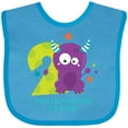 thumbnail image 3 of Inktastic Monster 2nd Birthday Boys or Girls Baby Bib, 3 of 4