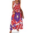 thumbnail image 1 of Vestido sin mangas de pétalos y perlas vestidos africanos para mujer ropa de verano de mujer vestidos de playa, 1 of 7