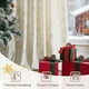 thumbnail image 2 of Cortinas Beauoop de terciopelo navideño, 213 x 213 cm, 2 paneles, color dorado, 2 of 9