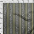 thumbnail image 2 of oneOone Cotton Jersey Gray Fabric Stripe & Geometric Ethnic Quilting Supplies Print Sewing Fabric By The Yard 58 Inch Wide, 2 of 4