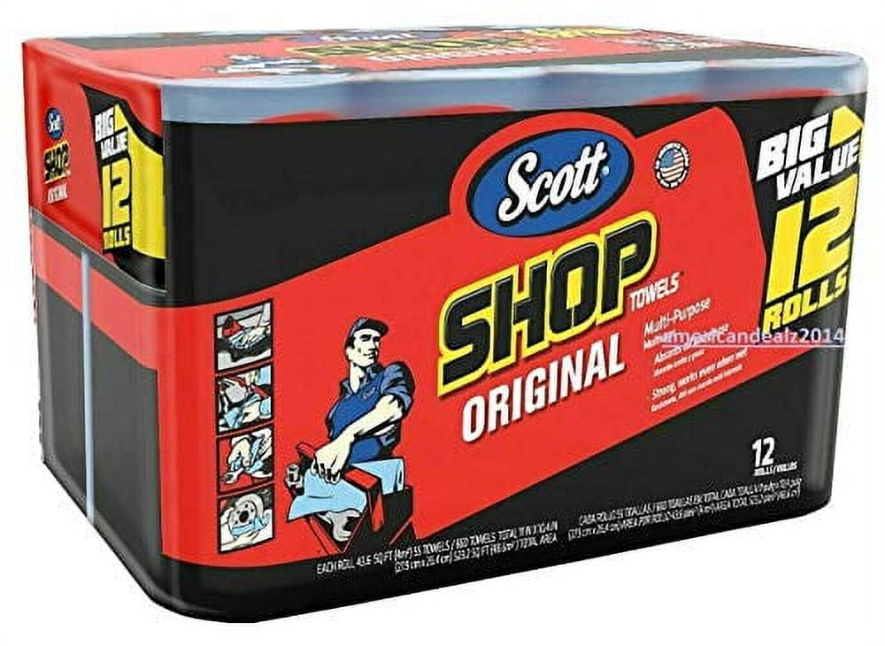 Scott blue shop towels walmart sale