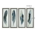 thumbnail image 3 of Uttermost Feathered Beauty Contemporary Fir Wood Prints - Multi-Color (Set of 4), 3 of 3