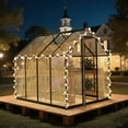 thumbnail image 5 of WUKHG 6x7.5FT Outdoor Greenhouse, Heavy-Duty Walk-in Greenhouse for Garden with Reinforced Aluminum Frame, UV-Resistant Polycarbonate Panels, All-Weather Greenhouse for Winter Planting, 5 of 11
