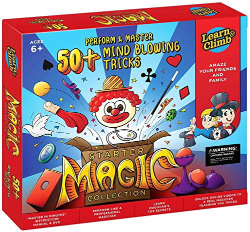 NEW Magic Tricks Kit 75 Easy-To-Learn Magic Tricks for Kids and Beginners. 