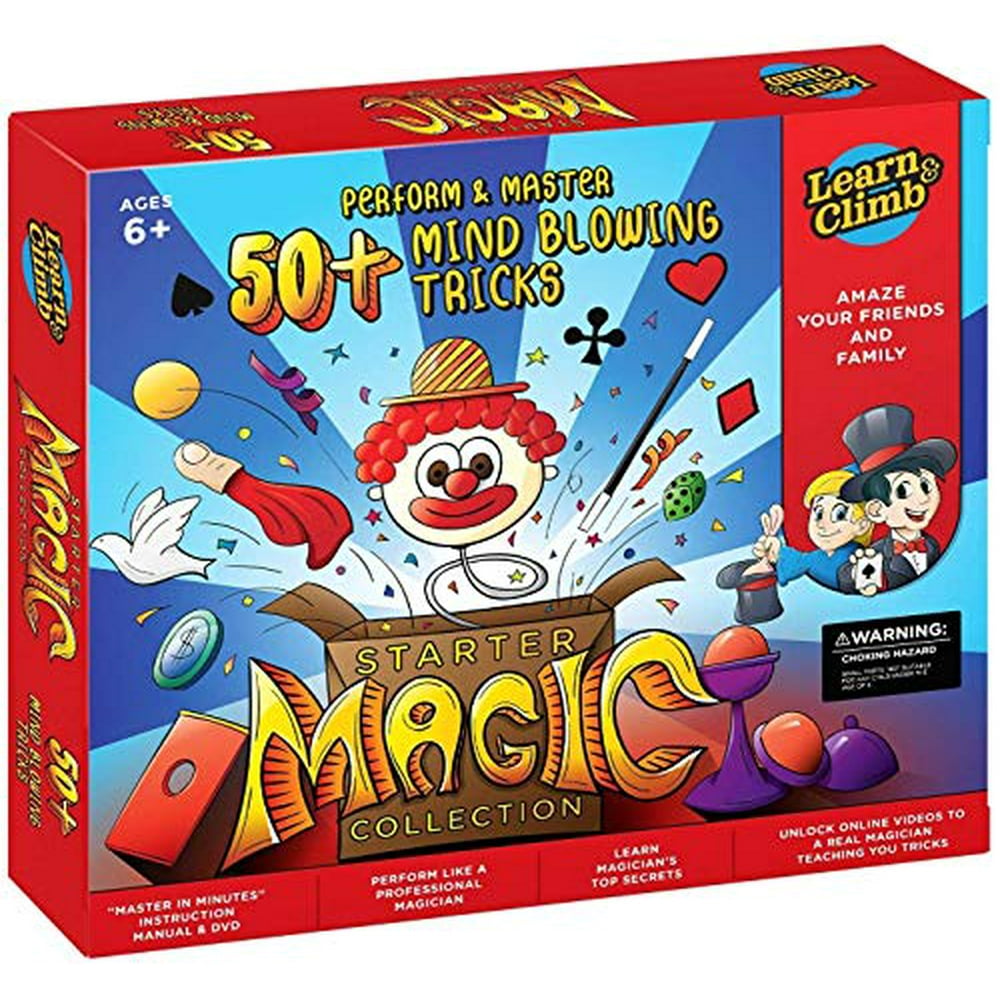 Starter Magic Tricks Set for Kids 12 Exciting Magician Items
