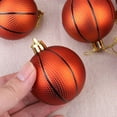 thumbnail image 4 of 12 PCS Basketball Christmas Ball Ornaments Christmas Decorations, 2.4 Inch Shatterproof Xmas Tree Ornaments Balls with Hanging Loop for Holiday Party Christmas Decoration Indoor Outdoor Home, 4 of 5