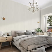 UMIGGEE Faux Grass Cloth Textured Beige Wallpaper Peel and Stick Wallpaper 17.7 x 118 Self-Adhesive Removable Contact Paper for Furniture