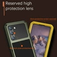 thumbnail image 3 of Military Rugged Case for Samsung Galaxy S23 Plus, with Tempered Glass Screen Protector, Shockproof Dustproof Scratch Proof Hybrid Metal and Silicone Gel Heavy Duty Full Body Cover,White, 3 of 7