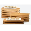 20W x 7D x 7H Bamboo Rectangle Crate Risers