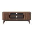 thumbnail image 4 of Topbuy TV Stand Storage Media Console for TV's up to 50" Wooden Entertainment Center w/Shelves Brown, 4 of 6