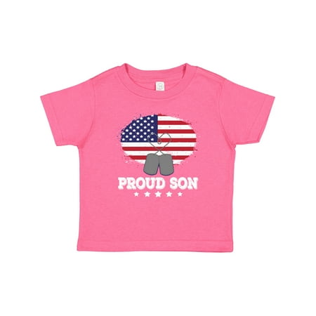 

Inktastic Military Proud Son US Flag Boys or Girls Baby T-Shirt