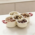 thumbnail image 1 of Creatine Stackable Multifunctional Fruit And Vegetable Serving Tray With Drain Handle For Candy Display Dried Fruits Party Platter, 1 of 6