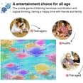 thumbnail image 4 of Dreamtimes Watercolro Ugly Fish 500 Piece Jigsaw Puzzle, Wall Artwork Puzzle Games for Adults Teens 20.5" L X 14.9" W, 4 of 7