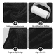 thumbnail image 3 of 2 pcs Juego De Toallas de Baño Completo Grande Lab.G, Negras, 3 of 5