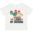 thumbnail image 3 of Inktastic Chicken Farmer I Love My Chickens Boys or Girls Toddler T-Shirt, 3 of 5