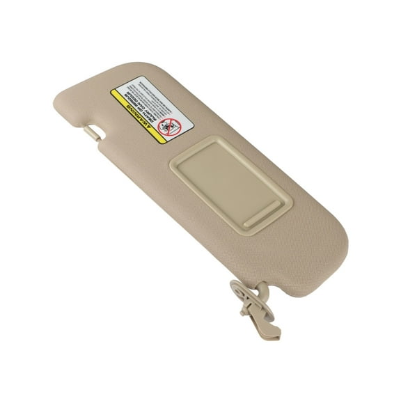 SCITOO Left Driver Side Sun Visor Assembly Without Sunroof fit for 2011 2012 2013 2014 for Hyundai Elantra Beige Car Sun Visor 852103X000TX
