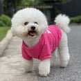 thumbnail image 7 of Peuae Dog T Shirt Cotton Cute Print Dog Vest Apparel Spring Summer Pet Shirt Puppy T Shirt Small Dog Clothes Cat Dog Clothes Doggie Tank Tops Pet Clothes for Dogs, 7 of 7