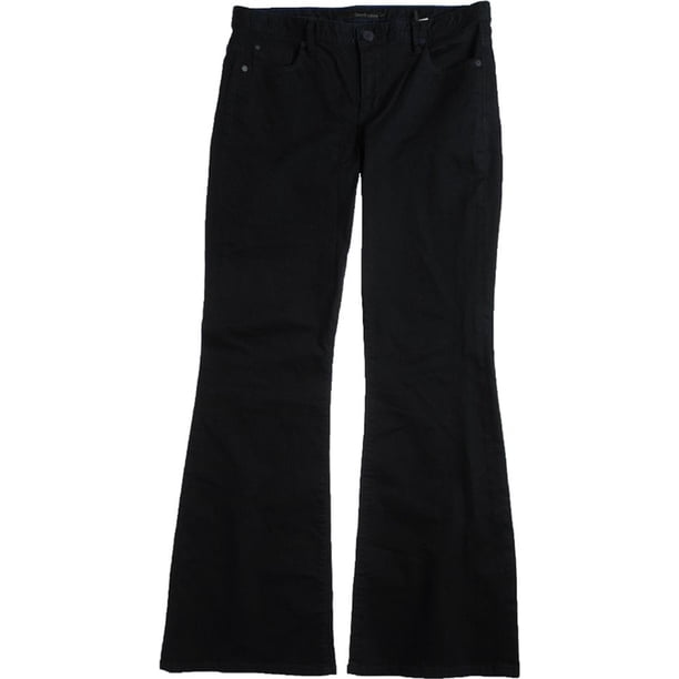Jeans de mezclilla ajustados acampanados Calvin Klein para mujer Azul 14 Regular