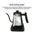 thumbnail image 3 of Smart Electric Kettle Temperature Control 1L, 1200W Fast Boiling Stainless Steel Gooseneck Electric Pour Over Kettle, Anti Dry Burning Device, Boiler for Tea, Coffee, 3 of 7