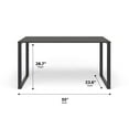 thumbnail image 5 of HON Basyx 55” Commercial-Grade Executive Desk, in Charcoal/Gray (BSX55MOLCG), 5 of 18