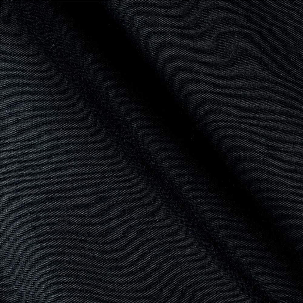 Ben Textiles 60'' Poly Cotton Broadcloth Fabric, Black, Fabric by the ...
