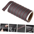 thumbnail image 2 of Black and Red PU Decorative Trim Strip Roll for Car Interiors, Dirt-Resistant Auto Accessory, Universal Fit, 2 of 5