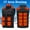 Black, variant on RKZDSR 17 Heating Areas USB Electric Heated Vest for Men Women, Lightweight Unisex Winter Heated Waistcoat with 3 Temperature Settings