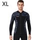 thumbnail image 2 of Vela de buceo 3 mm Tops de traje de neopreno Premium Neopreno Tits UV Protección de UV Buceo de buceo Scuba de canoa para aeróbicos de agua Snorkeling Gray XL seitruly OD003290-14, 2 of 7