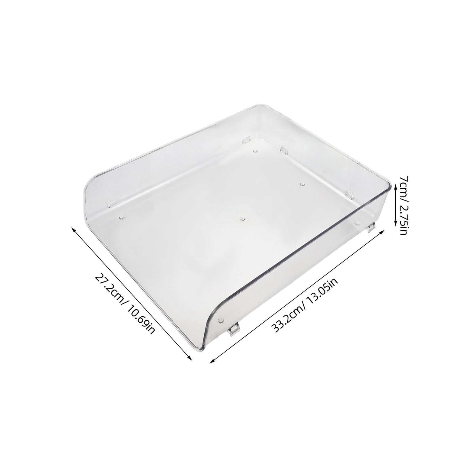 HONMEET Clear Plastic Refrigerator Shelves for Efficient Kitchen Storage and Organization, and Easy to Clean