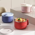 thumbnail image 4 of 304 Stainless Insulated Ramen Bowl 1500Ml PRYESS, Noodle Bowl Ramen Bowl 1500Ml Bowl for Dorm, College, Ramen, Noodle Bowl, (Style A), 4 of 9
