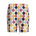 thumbnail image 2 of Lsque Polka Dot Mens Sleep Pajama Shorts,Short Pajama Pants, Cotton Ultra-Soft Knit-3X-Large, 2 of 9