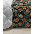 thumbnail image 3 of Hawaiian Colors Down Alternative Comforter, Monochrome Camouflage Effect Inspired Scene of Tropical Plants, Microfiber Quilt for All Season, 5 Sizes, Army Green Slate Brown, by Ambesonne, 3 of 3