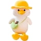 thumbnail image 1 of Juguete de peluche de pato morado (sombrero amarillo), muñeco de peluche de 30 cm, almohada suave y esponjosa, pato escolar, regalo perfecto para todas las edades y ocasiones, 1 of 5