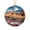 Arches National Park, variant on Dublin Ireland Round Ceramic Ornament, Travel Souvenir Keepsake