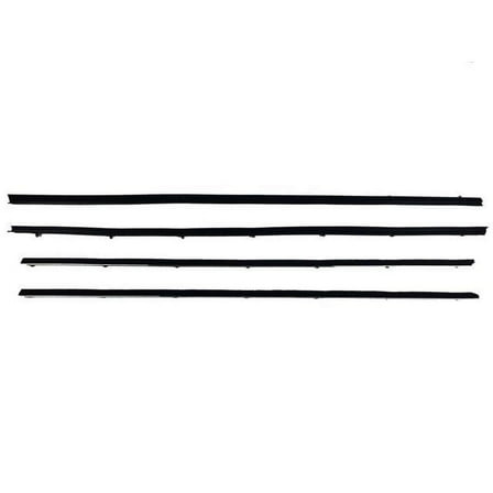 Fairchild KF2099 Belt Weatherstrip Kit For 1967-1968 Ford Mustang (Inner & Outer Driver side and Passenger side)