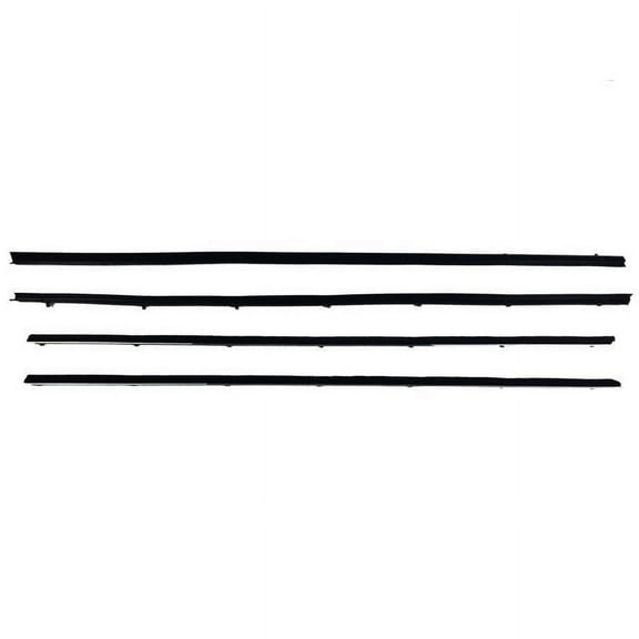 Fairchild KF2099 Belt Weatherstrip Kit For 1967-1968 Ford Mustang (Inner & Outer Driver side and Passenger side)