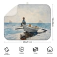 thumbnail image 2 of 2 Pcs Boho Dish Drying Mat - 18 X 24 Inch Absorbent Microfiber Kitchen Counter Mat – Quick-Dry Dish Rack Alternative, Kitchen Decor Dish Drying Pad for Dishes, Cups, Utensils, Pots & Pans, 2 of 3